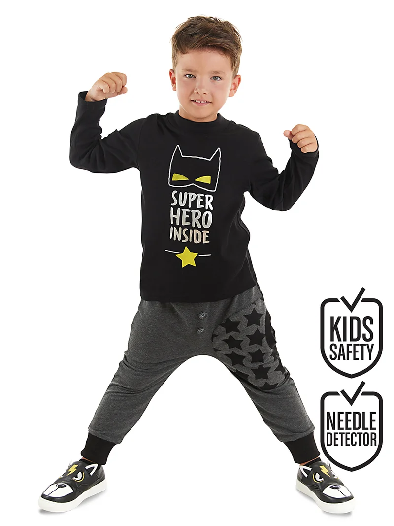 MSHB&G Super Hero Boy T-shirt&Pants Set